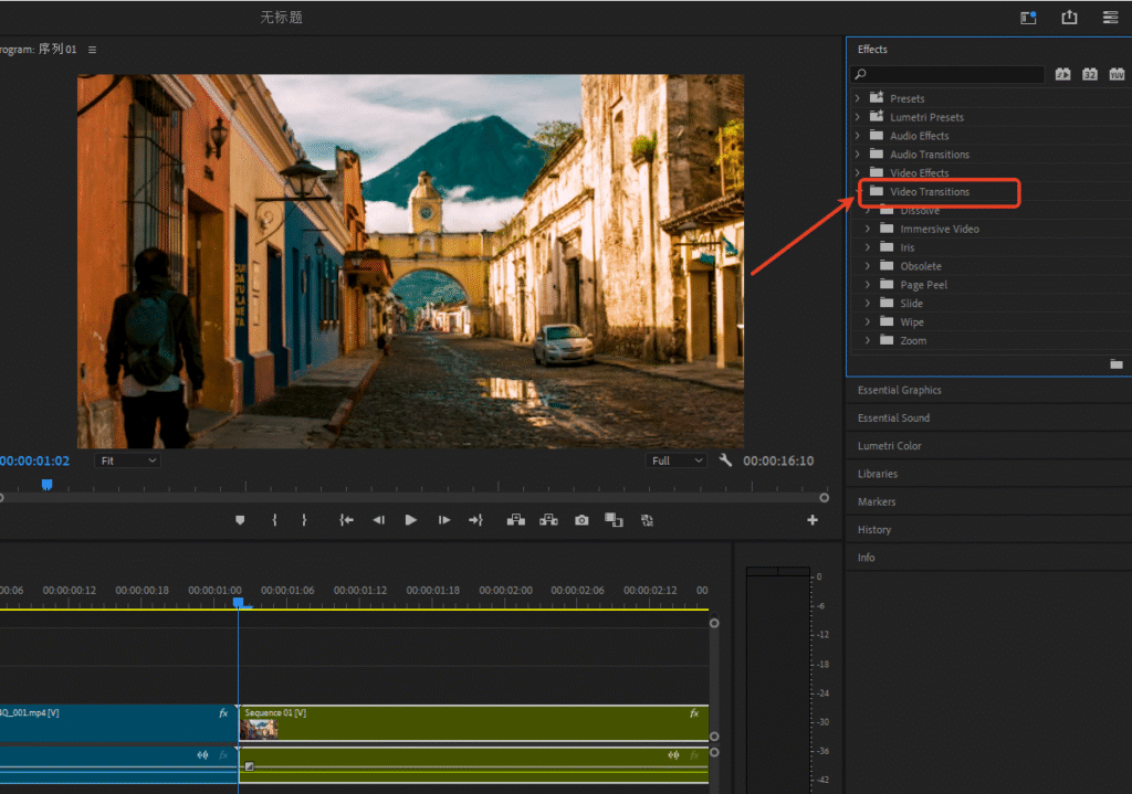 Find Transition Assets