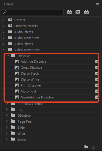 these few Transition Effects in Pr