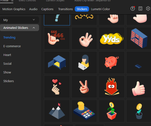 Lumetri Color presets