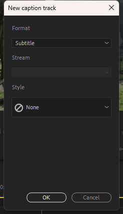 Configure Track Parameters